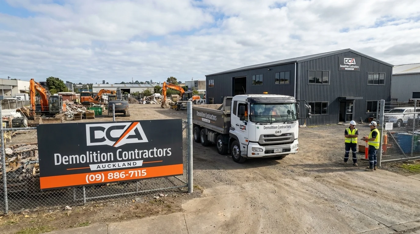 Professional earth and rock excavation Auckland team managing large-scale ground moving.